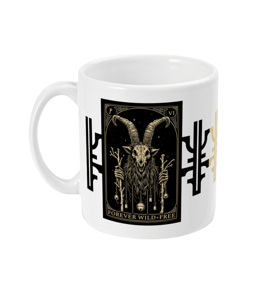 The Krampus 11oz Ceramic Mug - Wild and Free Occult Art and Clothing