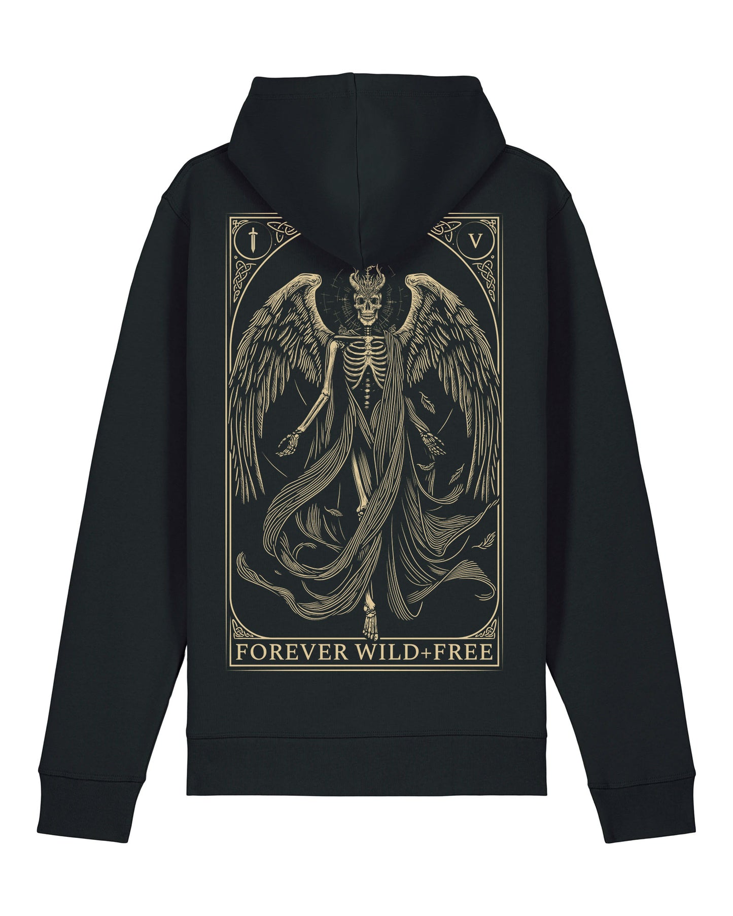 Fallen Angel Black Pullover Hoodie