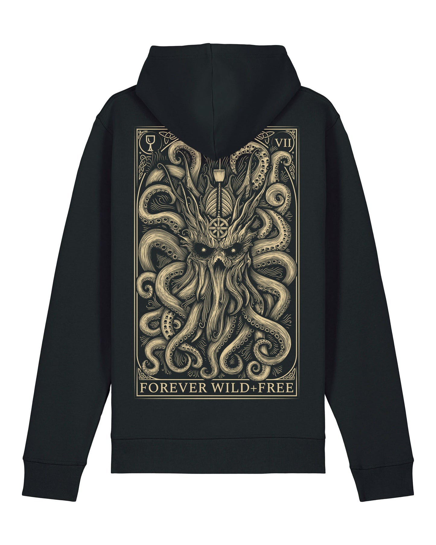 The Decorated Kraken Black Pullover Hoodie