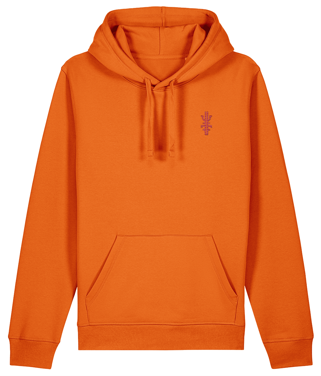 The Decorated Kraken Orange Pullover Hoodie - Halloween Edition